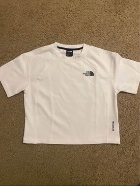 The North Face White Cropped Tekware Tee